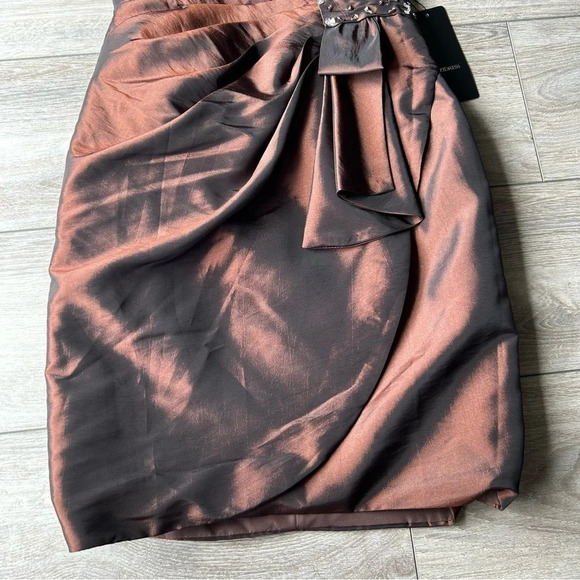 NWT  IZIDRESS Strapless Sequins Evening Bride Cocktail Dress - Picture 9 of 16